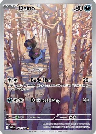 Deino - 146/086 146 - SV White Flare Holofoil - Poke-Collect
