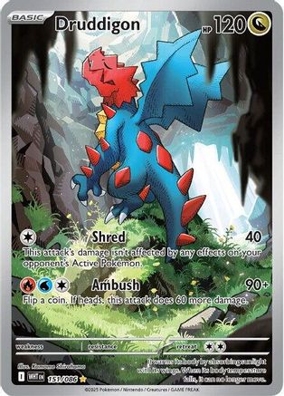 Druddigon - 151/086 151 - SV White Flare Holofoil - Poke-Collect