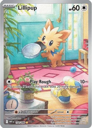 Lillipup - 154/086 154 - SV White Flare Holofoil - Poke-Collect