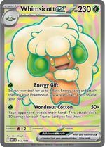 Whimsicott ex - 157/086 157 - SV White Flare Holofoil - Poke-Collect