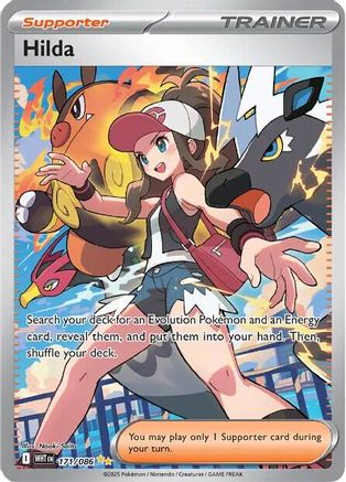 Hilda - 171/086 171 - SV White Flare Holofoil - Poke-Collect