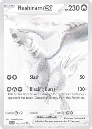 Reshiram ex - 173/086 173 - SV White Flare Holofoil - Poke-Collect