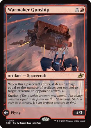 Warmaker Gunship (EOE-167) - Edge of Eternities - Poke-Collect