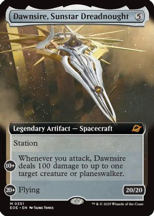 Dawnsire, Sunstar Dreadnought (Extended Art) (EOE-351) - Edge of Eternities - Poke-Collect