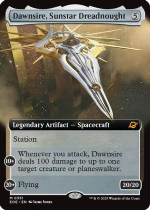 Dawnsire, Sunstar Dreadnought (Extended Art) (EOE-351) - Edge of Eternities Foil - Poke-Collect
