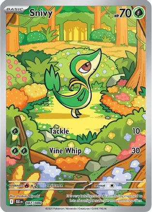 Snivy - 087/086 87 - SV Black Bolt Holofoil - Poke-Collect