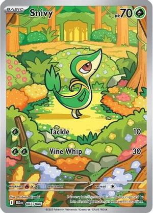 Snivy - 087/086 87 - SV Black Bolt Holofoil - Poke-Collect