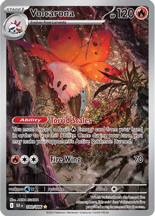 Volcarona - 100/086 100 - SV Black Bolt Holofoil - Poke-Collect