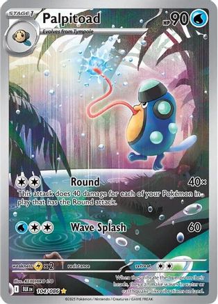 Palpitoad - 104/086 104 - SV Black Bolt Holofoil - Poke-Collect