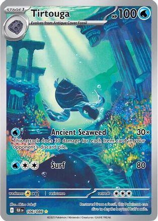 Tirtouga - 106/086 106 - SV Black Bolt Holofoil - Poke-Collect