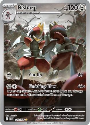 Bisharp - 143/086 143 - SV Black Bolt Holofoil - Poke-Collect