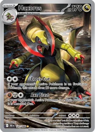 Haxorus - 147/086 147 - SV Black Bolt Holofoil - Poke-Collect