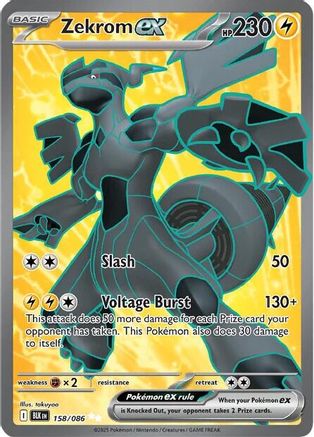 Zekrom ex - 158/086 158 - SV Black Bolt Holofoil - Poke-Collect