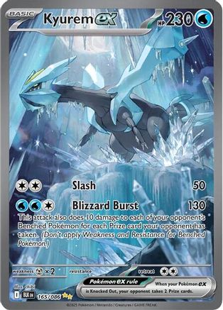Kyurem ex - 165/086 165 - SV Black Bolt Holofoil - Poke-Collect