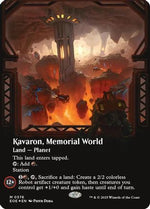 Kavaron, Memorial world (Borderless) (Galaxy Foil) (EOE-376) - Edge of Eternities Foil - Poke-Collect