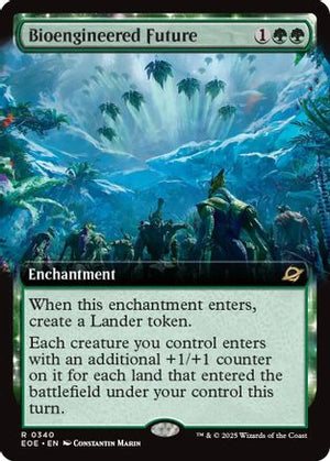 Bioengineered Future (Extended Art) (EOE-340) - Edge of Eternities Foil - Poke-Collect