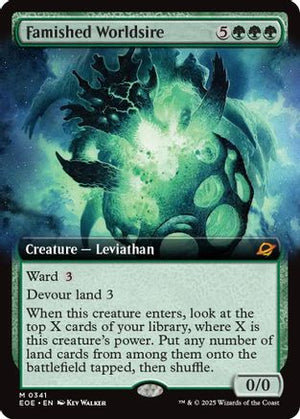 Famished Worldsire (Extended Art) (EOE-341) - Edge of Eternities - Poke-Collect
