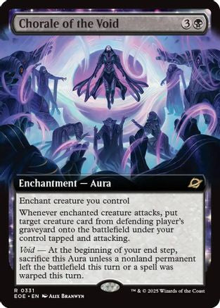 Chorale of the Void (Extended Art) (EOE-331) - Edge of Eternities - Poke-Collect