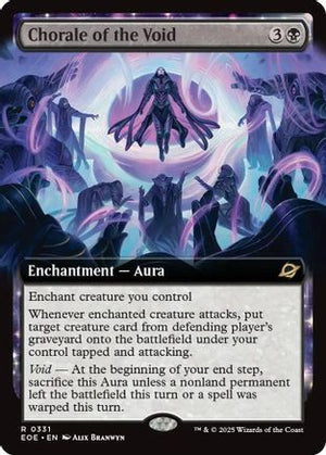 Chorale of the Void (Extended Art) (EOE-331) - Edge of Eternities - Poke-Collect