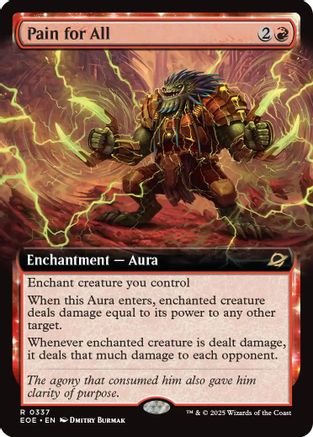 Pain for All (Extended Art) (EOE-337) - Edge of Eternities - Poke-Collect
