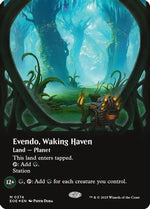 Evendo, Waking Haven (Borderless) (Galaxy Foil) (EOE-374) - Edge of Eternities Foil - Poke-Collect