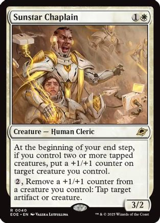 Sunstar Chaplain (EOE-040) - Edge of Eternities Foil - Poke-Collect