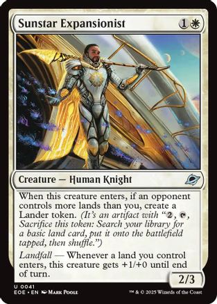 Sunstar Expansionist (EOE-041) - Edge of Eternities Foil - Poke-Collect