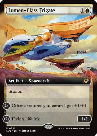 Lumen-Class Frigate (Extended Art) (EOE-321) - Edge of Eternities - Poke-Collect