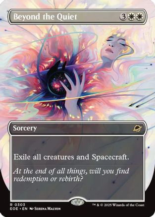 Beyond the Quiet (Borderless) (EOE-303) - Edge of Eternities Foil - Poke-Collect