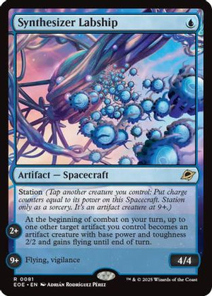 Synthesizer Labship (EOE-081) - Edge of Eternities Foil - Poke-Collect