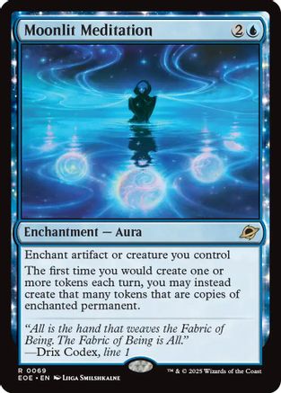 Moonlit Meditation (EOE-069) - Edge of Eternities Foil - Poke-Collect