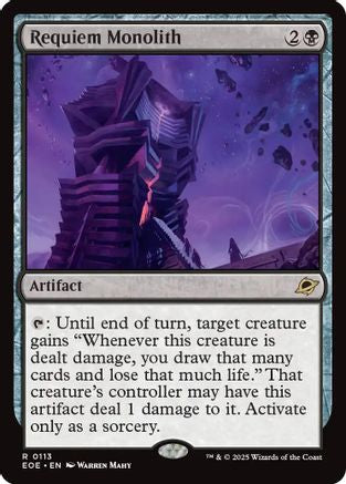 Requiem Monolith (EOE-113) - Edge of Eternities - Poke-Collect
