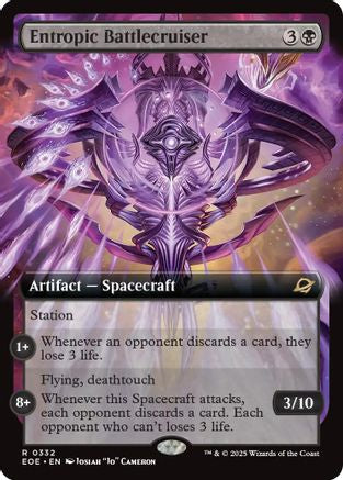Entropic Battlecruiser (Extended Art) (EOE-332) - Edge of Eternities - Poke-Collect