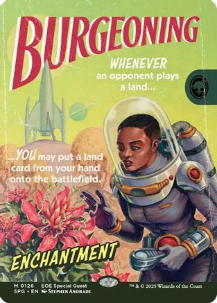 Burgeoning (Showcase) (SPG-126) - Special Guests Foil - Poke-Collect