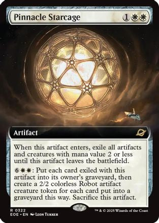 Pinnacle Starcage (Extended Art) (EOE-322) - Edge of Eternities Foil - Poke-Collect