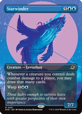 Starwinder (0291) (Borderless) (EOE-291) - Edge of Eternities Foil - Poke-Collect