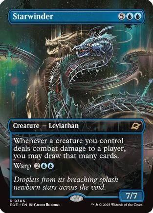 Starwinder (0306) (Borderless) (EOE-306) - Edge of Eternities Foil - Poke-Collect