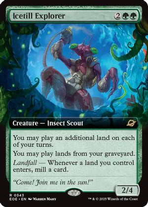 Icetill Explorer (Extended Art) (EOE-343) - Edge of Eternities Foil - Poke-Collect