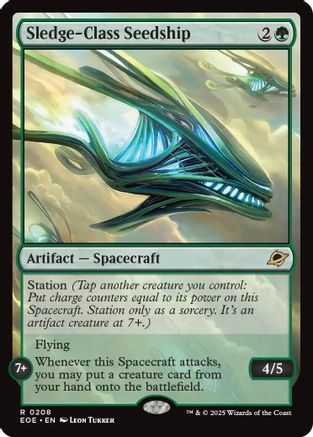 Sledge-Class Seedship (EOE-208) - Edge of Eternities Foil - Poke-Collect