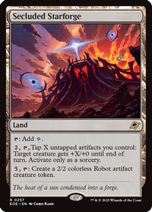 Secluded Starforge (EOE-257) - Edge of Eternities Foil - Poke-Collect