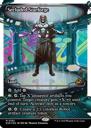 Secluded Starforge (Showcase) (Fracture Foil) (EOE-392) - Edge of Eternities Foil - Poke-Collect