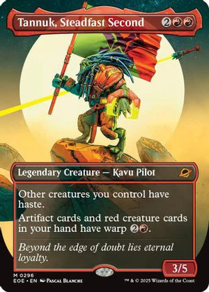 Tannuk, Steadfast Second (Borderless) (EOE-296) - Edge of Eternities - Poke-Collect