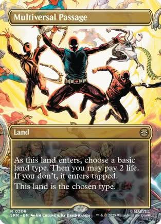 Multiversal Passage (Borderless) (SPM-206) - Marvel's Spider-Man - Poke-Collect