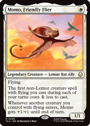 Momo, Friendly Flier (TLA-029) - Avatar: The Last Airbender Foil - Poke-Collect