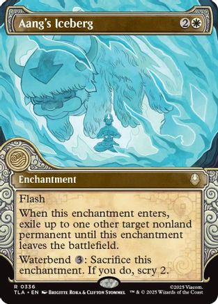 Aang's Iceberg (Showcase) (TLA-336) - Avatar: The Last Airbender Foil - Poke-Collect