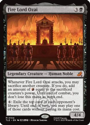 Fire Lord Ozai (TLE-104) - Avatar: The Last Airbender: Eternal-Legal - Poke-Collect