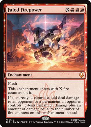 Fated Firepower (TLA-132) - Avatar: The Last Airbender - Poke-Collect