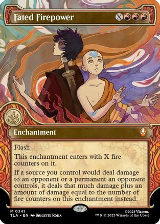 Fated Firepower (Showcase) (TLA-341) - Avatar: The Last Airbender - Poke-Collect