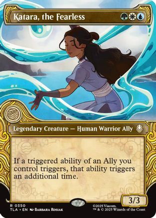 Katara, the Fearless (Showcase) (TLA-350) - Avatar: The Last Airbender - Poke-Collect