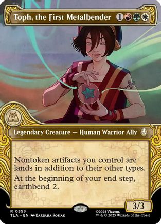 Toph, the First Metalbender (Showcase) (TLA-353) - Avatar: The Last Airbender Foil - Poke-Collect